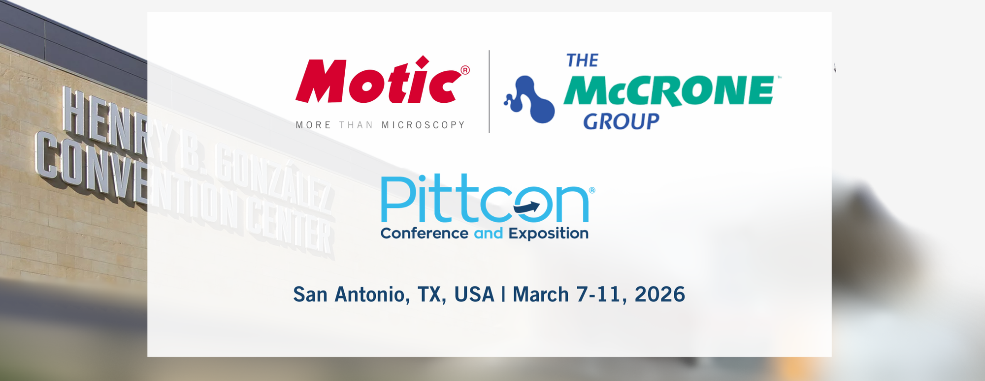 PX43 and SM7 in Action: Visit Motic at Pittcon 2026